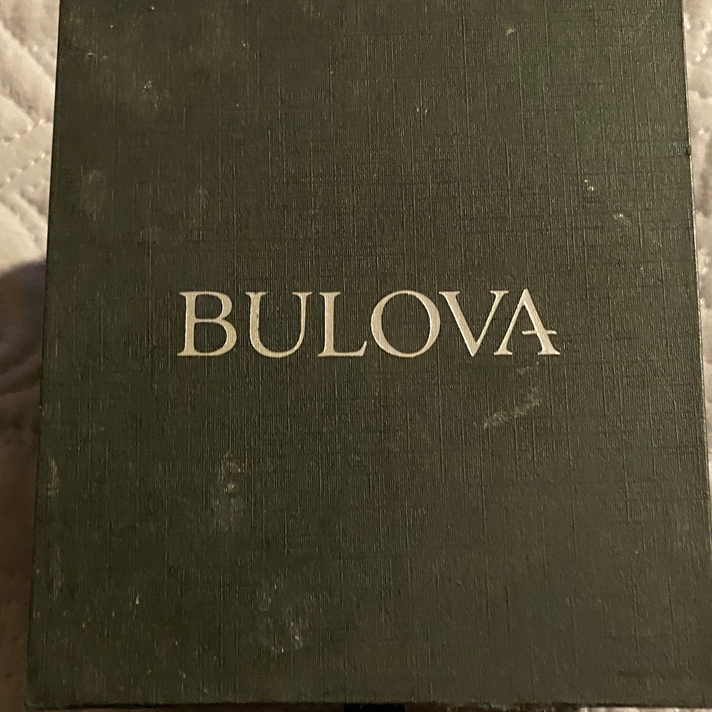 Bulova Dark Green Watch Box